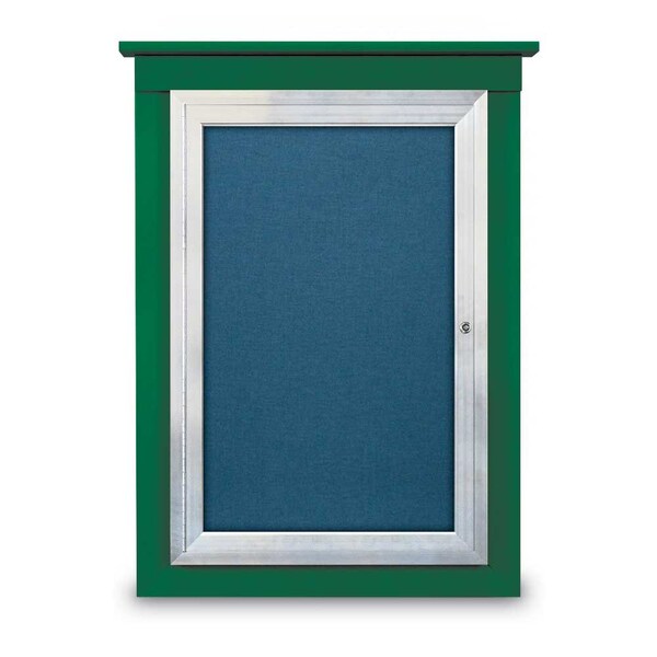 Sliding Glass Enclosed Letterboard, 96"x4
